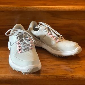 Nike Fitsole 8.5W Golf shoe Zoom gray pink